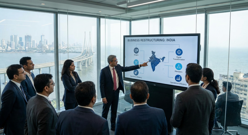 business restructuring in india